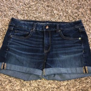 Blue American Eagle jean shorts